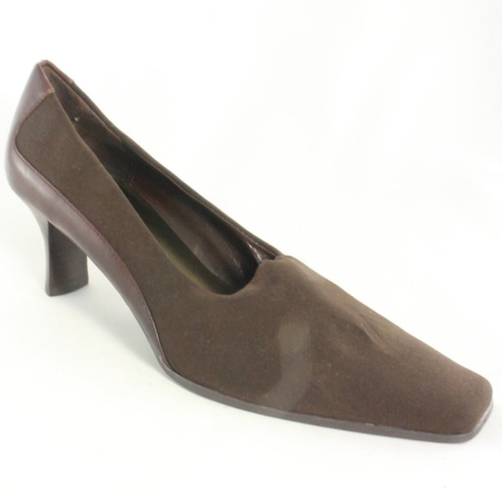 Circa Joan & David Brown Leather Shoes - Picture 1 of 8